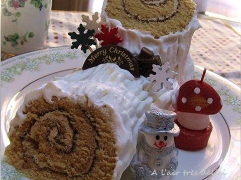市販のロールケーキで ブッシュドノエル レシピ 作り方 By はなまる子 楽天レシピ 市販のロールケーキで ブッシュドノエル レシピ 作り方 By はなまる子 楽天レシピ
